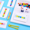 Children's Fine Motor Training Toys, Concentration Training, Clip Beads Game, Early Education Appliances, Montessori Education.