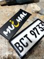 Customized 3D Acrylic Bike/Motorcycle Show Plate | Personalized Number Plate with Raised Letters for Bikes | Motorcycle Accessories. 
