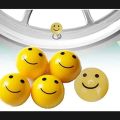 4pc Tyre Nozzle Cap "Emoji"  Air Valve Cap. 