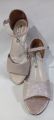 ladies wedding sandles-rose gold. 