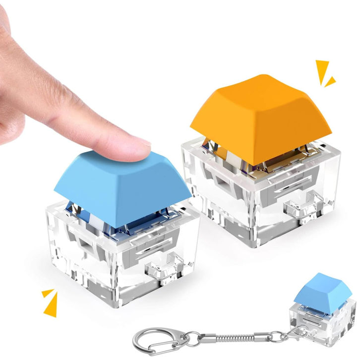 Buildable Key Fidget Fidget Toys Keyboard Key Chain Fidget Keycap Keychain Mechanical Key ...