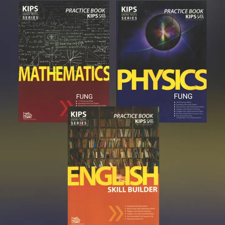Kips Engineering Term Kips Entry Test FUNG Series books for FAST, UET, NUST, GIKI 2026 ...