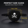 Soft Comfortable Pirate Eye Patch With High Elasticity Sponge Single Eye Cover For Halloween And Christmas Pirate-Themed Parties.