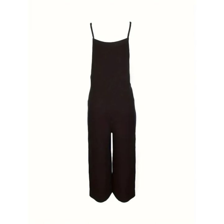 Plus%20Size%201XL-5XL%20Women's%20Casual%20Pocket%20Wide%20Leg%20Jumpsuit%20Ladies%20Fashion%20Loose%20Sleeveless%20Pants%20-%20Image%206