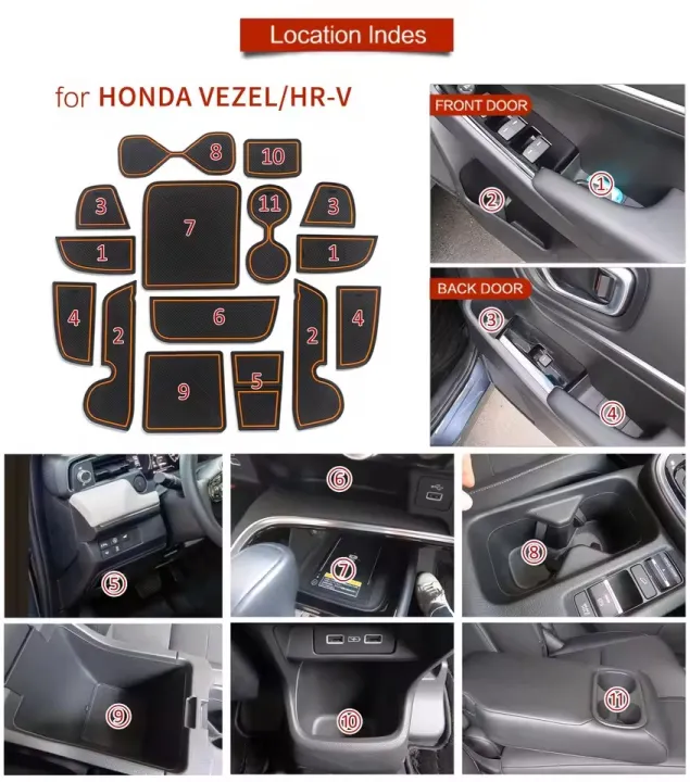 for%20Honda%20Vezel%20HR-V%20HRV%202021%202022%20Anti-Slip%20Gate%20Slot%20Cup%20Mat%20%20Non-Slip%20Door%20Pad%20Coaster%20Interior%20Accessories%20-%20Image%203