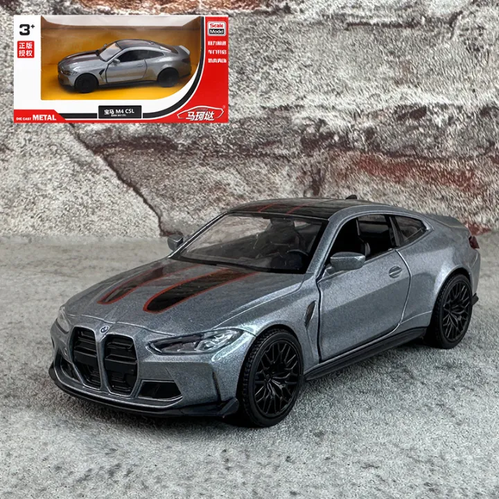 1:36%20BMW%20M4%20CSL%20Sport%20Car%20Alloy%20Diecast%20Car%20Model%20Toy%20With%20Pull%20Back%20For%20Children%20Gifts%20Toy%20Collection%20D163%20-%20Image%204