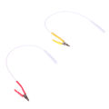 1pc 19.5cm Tens/Ems tieline Alligator Clip Cable Wire Electrode For SDZ-II Electronic Acupuncture 2mm Pin Type Cable. 