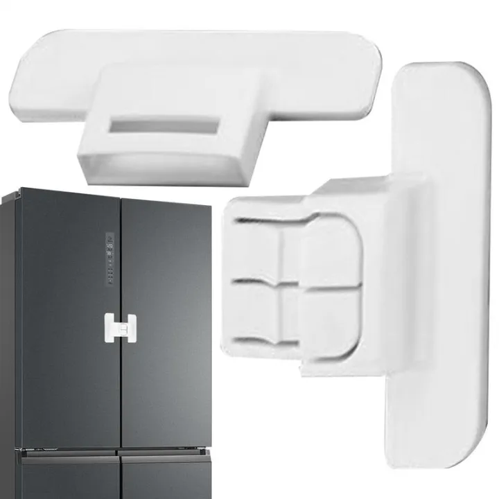 Refrigerator%20Locks%20Refrigerator%20Child%20Lock%20Self-Adhesive%20Fridge%20Closer%20Fixed%20Buckle%20for%20Glass%20Metal%20Protection%20Kids%20Adults%20Home%20-%20Image%203