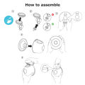 2/1pcs BB-P1 Wearable Breast Pump Hands Free Electric Portable Wearable Breast Pumps BPA-free Breastfeeding Milk Collector.