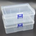 Transparent Plastic Storage Boxes For Jewelry Hardware Accessories Small Items DIY Crafts Cosmetics. 