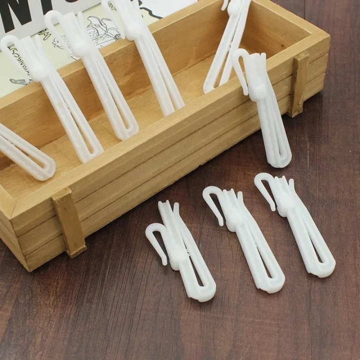 50%20PCS%20Curtain%20Hanging%20Hooks%20Adjustable%20Hook%20Ring%20Window%20White%20Curtain%20Hook%20Holder%20for%20Home%20Curtain,%20High%20Quality%208.5cm%20-%20Image%203