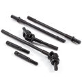 Heat Treated Steel VDI Universal Axle Front U-Joint Rear Straight Shaft Portal Stub Shafts for Axial SCX10 III AR45 Portal Axle.