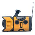 Emergency Hand Crank Solar Radio with LED Flashlight, AM/FM/NOAA Portable Weather Radio with 2000mAh Mobile Power Phone Charger.