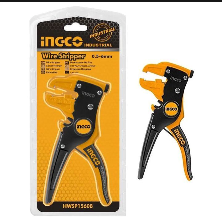 Ingco Wire Strippers Tool Industrial HWSP15608 Automatic Wire Peeler Wire Cutter