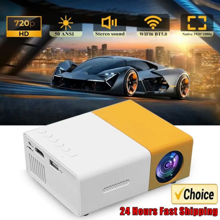 2025 New YG300 Mini LED Projector Yg300 Upgraded Version 1000 Lumen 320x240P HDMI-compatible USB Audio Home Media Player Beamer