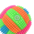 Glow in Dark Dog Ball Toy - LED Bouncy Chew Ball with Safety Sealed Battery, Teething Puppy Molar Toy for Cats Small Dogs. 