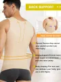 Men's Compression Tummy Control Body Shaper Tank Top Vest Undershirt Tops All Season Shaping Sweatshirt. 