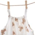 Newborn Baby Summer Thin Bodysuit Girls Sleeveless Suspenders Romper Suit Boys Cute Embroidery Cartoon Pajamas + Hat 2 Piece Set. 
