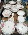Melamine Dinner Set 80 Pcs Double Glaze 8 Persons Serving Pleasant Premium Quality Heavyweight. 