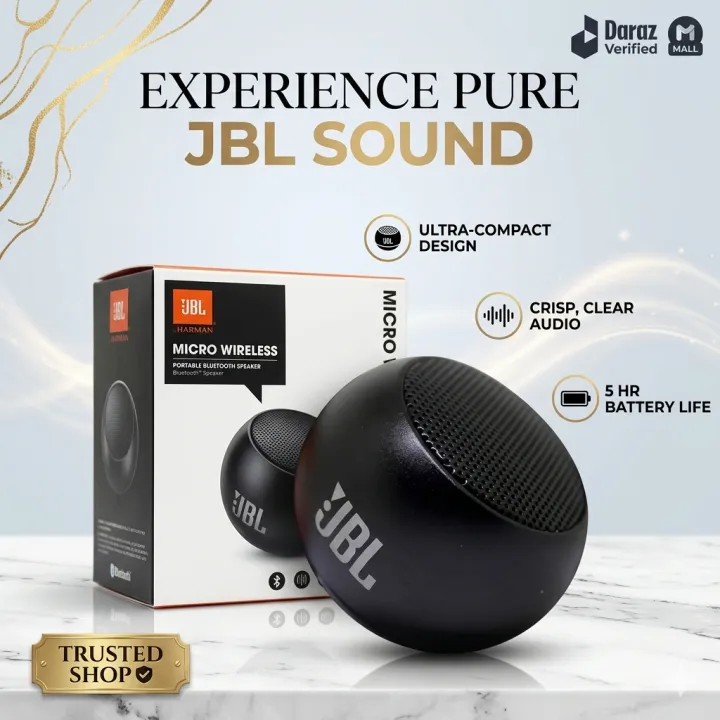JBL Mini Portable Bluetooth Speaker | Rechargeable Wireless Speaker | Deep Bass Sound | Compact Outdoor Music Speaker