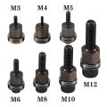 1PC M3 M4 M5 M6 M8 M10 M12 Hand Rivet Nut Gun Head Nuts Simple installation Riveter Rivnut Tool Accessory For Nuts. 