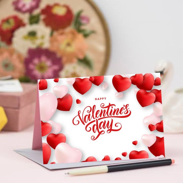 Valentine's Day Greetings Card For Celebrate Love
