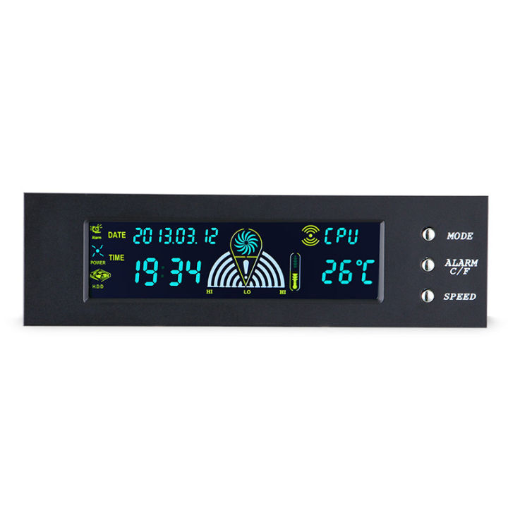 5.25%20Inch%2012V%20PC%20Computer%20Fan%20Controller%203%20Fan%20Speed%20Controller%20Temperature%20Sensor%20LCD%20Digital%20Display%20Front%20Panel%20For%20PC%20-%20Image%205