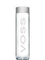 Voss mineral water still 800ml glass bottle. 