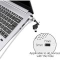Notebook Laptop Computer Lock Security Security Cable Chain With 2 Key. 