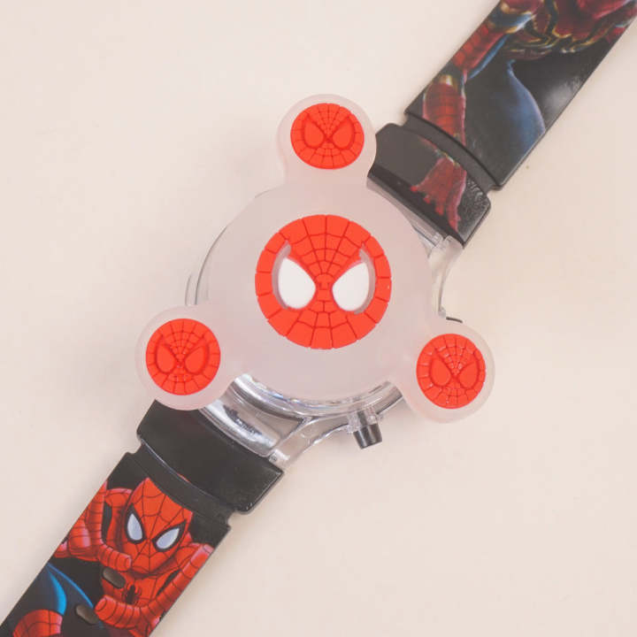 Spiderman%20Character%20Wrist%20watch%20with%20light%20&%20Spinner%20-%20Image%204