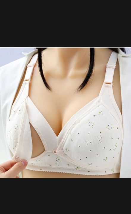 Breastfeeding Bra Maternity Bra Front Button Bra cotton Bra comfortable Bra new born baby feeding Bra