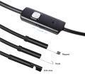 7MM Android Endoscope Camera 3 IN1 Micro USB Type C Borescope Mini Camera Waterproof LED Car Inspection For HUAWEI XIAOMI PC. 