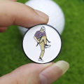Golf Ball Marker Golf Cap Clips With Magnet Mark Golf Ball Position Removable Metal Gift For Golfers Golf Accessories Supplies. 