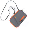 Portable neck hanging passport bag, document storage bag, travel bag, wallet. 