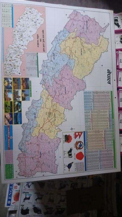 Map of Nepal and World