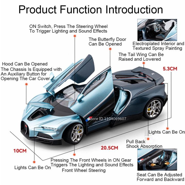 1:24%20Tourbillon%20GTR%20S15%20Model%20Sports%20Car%20Toys%20Alloy%20Diecast%20Sound%20Light%20Doors%20Opened%20Shock%20Absorption%20Ornament%20Supercar%20for%20Kids%20-%20Image%202
