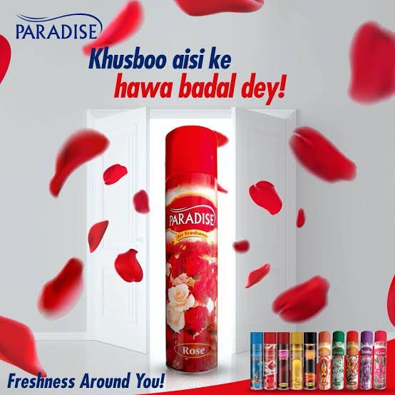 Paradise Air Freshener/ Room Spray/ Rose/ Jasmine