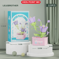 Flower Building Blocks Toys for Kids, Flower Bouquet Building Blocks, Building Block Flower Creativity Artificial Flowers Building Toy Set for 6+ Kids, Gift for Children, Friends and Families. 
