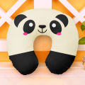 Cute Cartoon INS Style Travel Neck Pillow U-Shaped Panda Rainbow Cloud Fruit Inflatable Cushion For Kids Adults Family Friends.