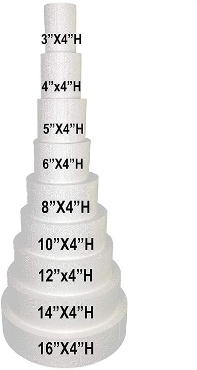 dummy cake base custom sizes inches thick higher density Daraz