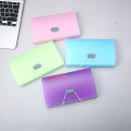 A6 Expanding File Folder Buckle Wallet Organ Bag Documents Folders Organizer File Pouch Bill Folder Family School Office Binder.