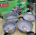kiam Non Stick Marvel 7 pcs Cookware Set (induction). 