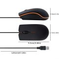 NEW Wired Mouse 1200dpi Computer Office Mouse Matte Black USB Gaming Mice For PC Notebook Laptops Non Slip Wired Gamer Mouse. 