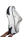 Women Half Slippers PU Leather Flats Female Retro Low Top Sneakers Mesh Breathable High Heel Outdoor Walking platform Shoes. 
