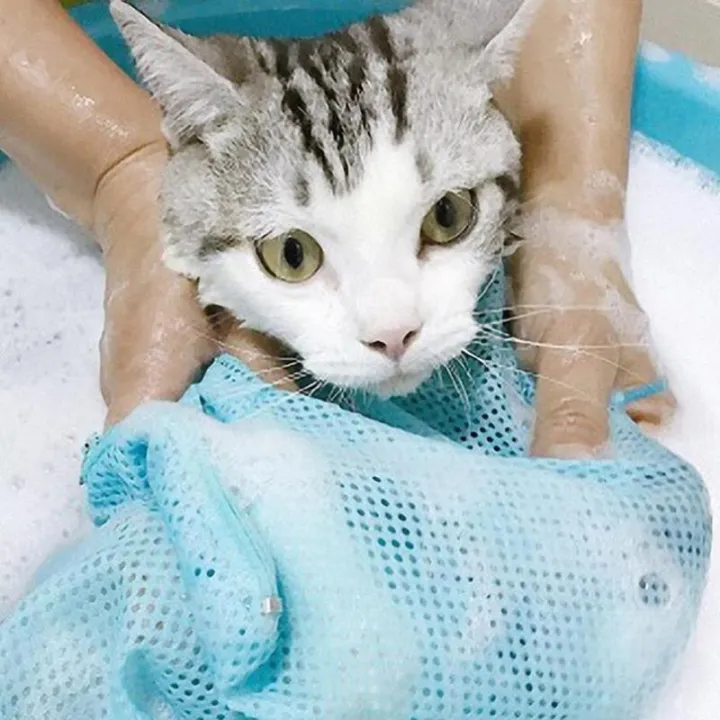 Cat%20Bathing%20Bag%20Mesh%20Adjustable%20Washing%20Bag%20Cat%20Grooming%20Multipurpose%20Nail%20Clipping%20Injecting%20Antiscratch%20Bite%20Restraint%20-%20Image%203