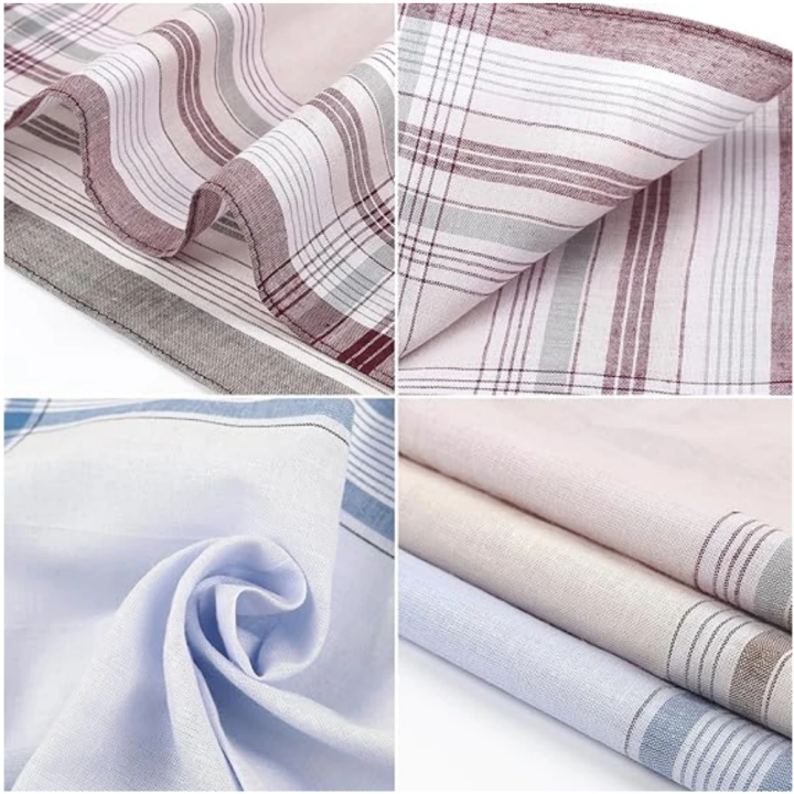 38cm/14.9in%20Soft%20Cotton%20Men's%20Handkerchief%20Classic%20Striped%20Pattern%20Multicolor%20Options%20Stylish%20Men's%20Accessory%20-%20Image%203