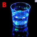 LED Flashing Glowing Water Liquid Activated Light-up Wine Glass customized. 