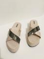 Ladies High Heel Gorgeous Party Use Glassy Look Fashionable Design Soft Sole Korean Heel Shoes - Girls Korean Heel Sandal.
