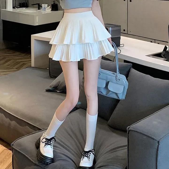 Women%20sexy%20Korean%20high%20waist%20pleated%20skirt%20-%20Image%207