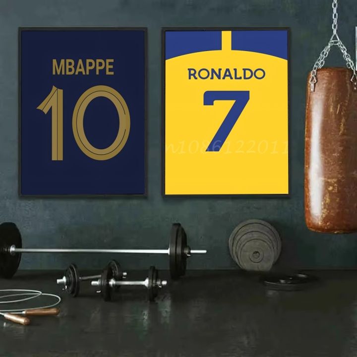 1pc%20Famous%20Football%20Legend%20Jersey%20Canvas%20Poster%20Self-adhesive%20Art%20Waterproof%20Paper%20Sticker%20Coffee%20House%20Bar%20Room%20Wall%20Decor%20-%20Image%204